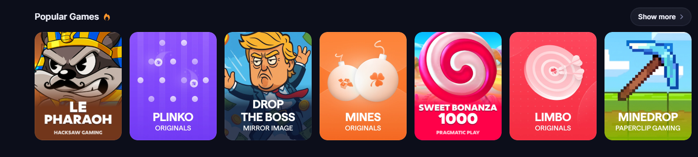 Popular licensed slots